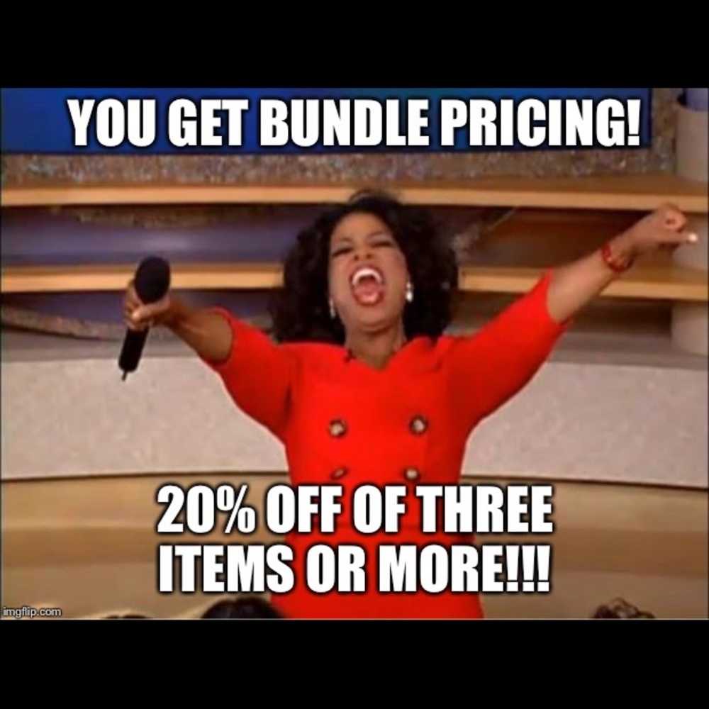 Bundle discount!!!